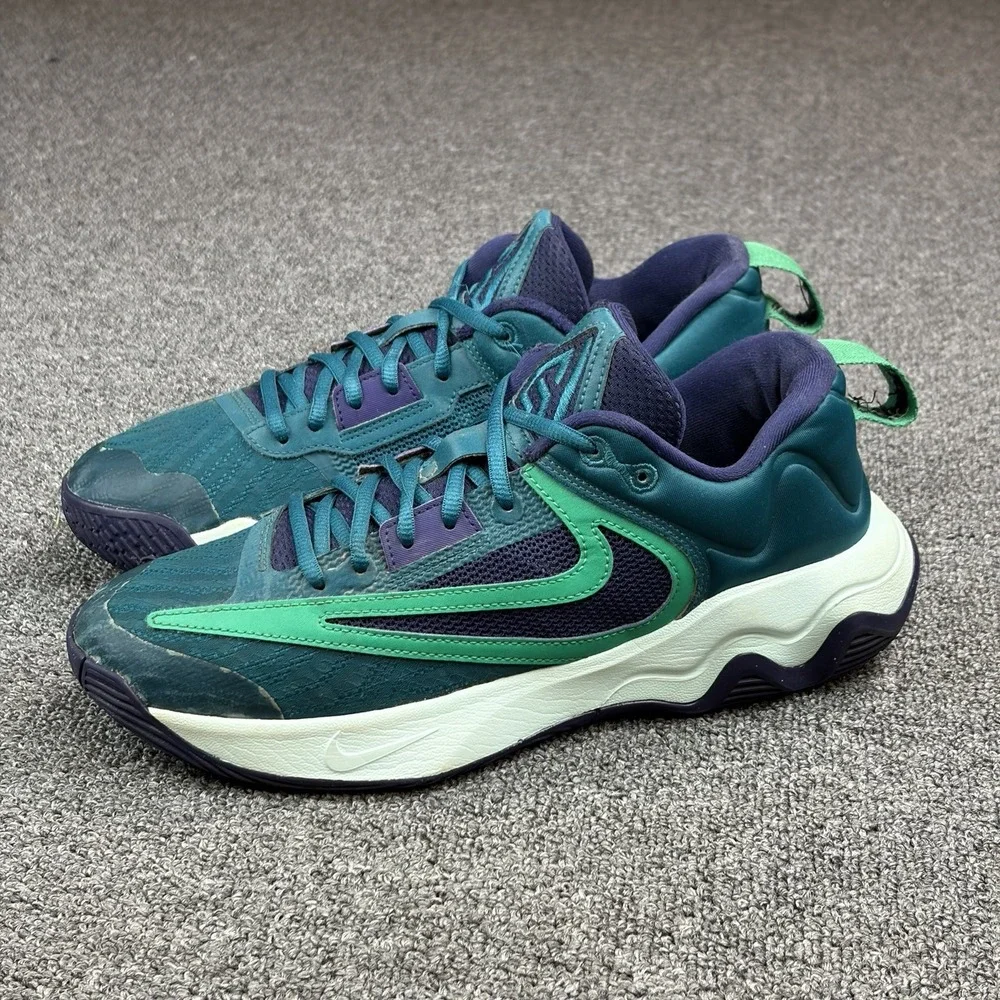 Nike Giannis Immortality 3 Geode Teal Purple Shoes‎ Men's Size 8.5 DZ7533-301